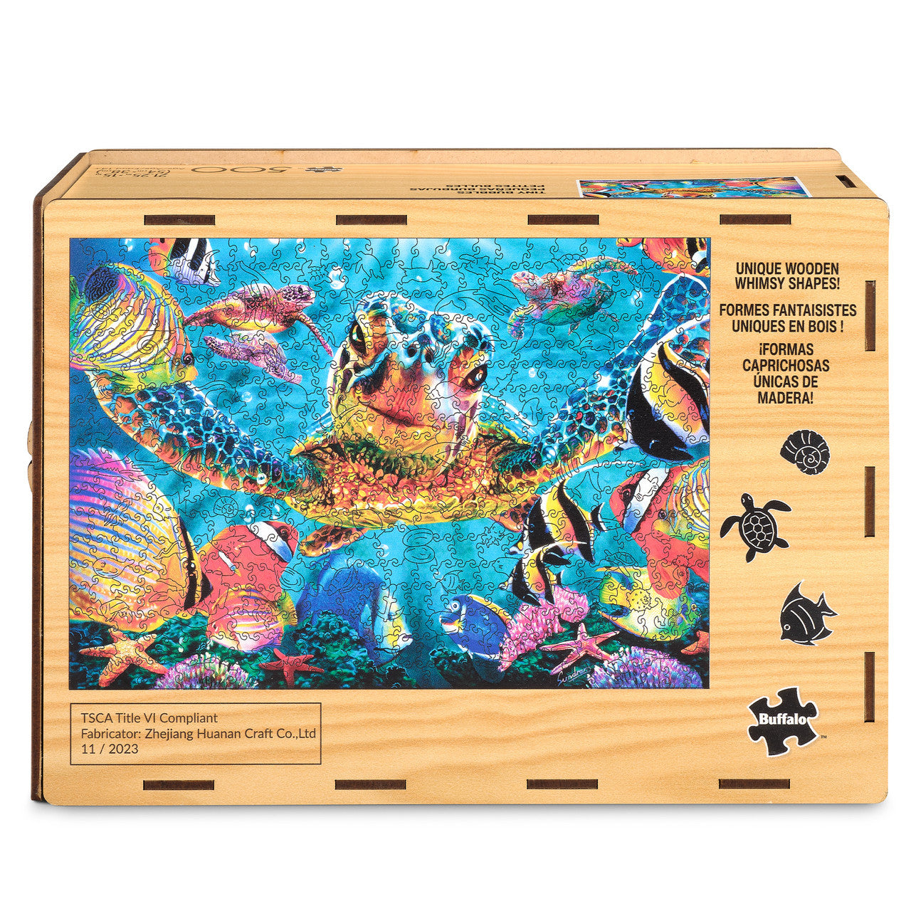 buffalo-games-tiny-bubbles-holzpuzzle-500-teile-whimsy-unterwasser image 3