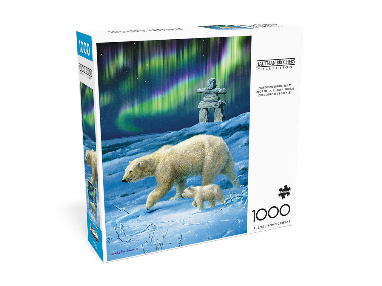 buffalo-games-hautman-northern-lights-bears-puzzle-1000-teile image 3