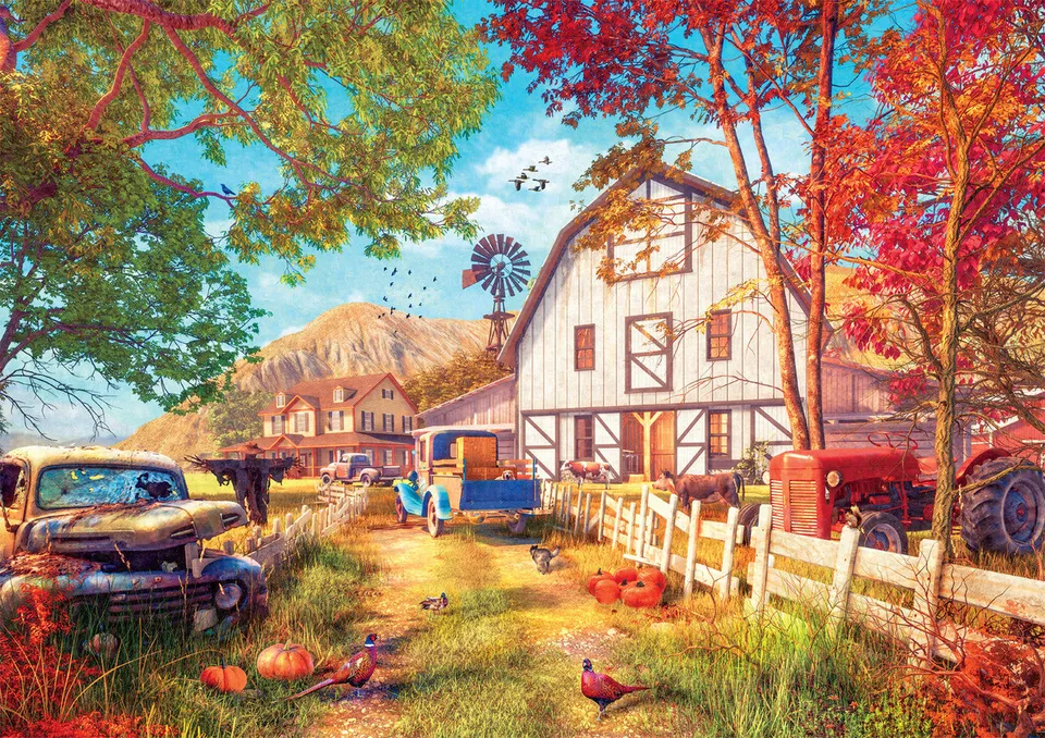 buffalo-games-autumn-farmlands-500-teile-puzzle-herbst image 1