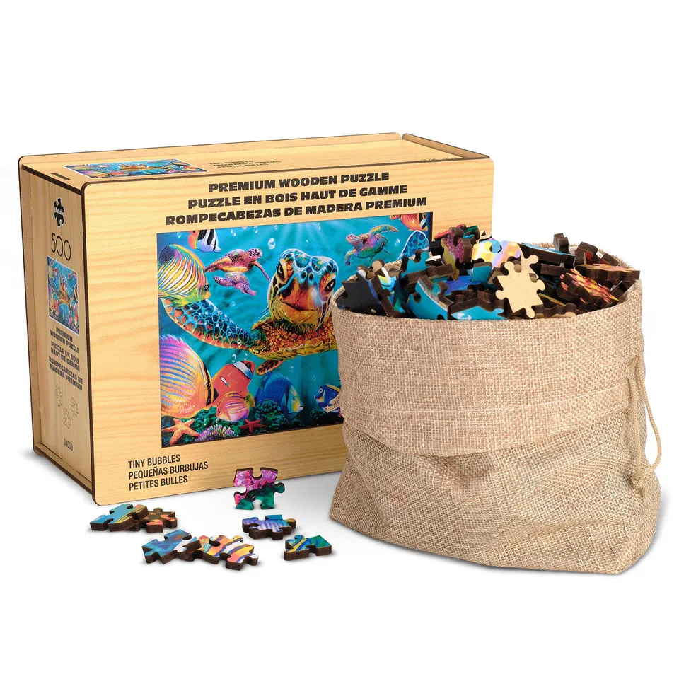 buffalo-games-tiny-bubbles-500-teile-holzpuzzle-meer image 1