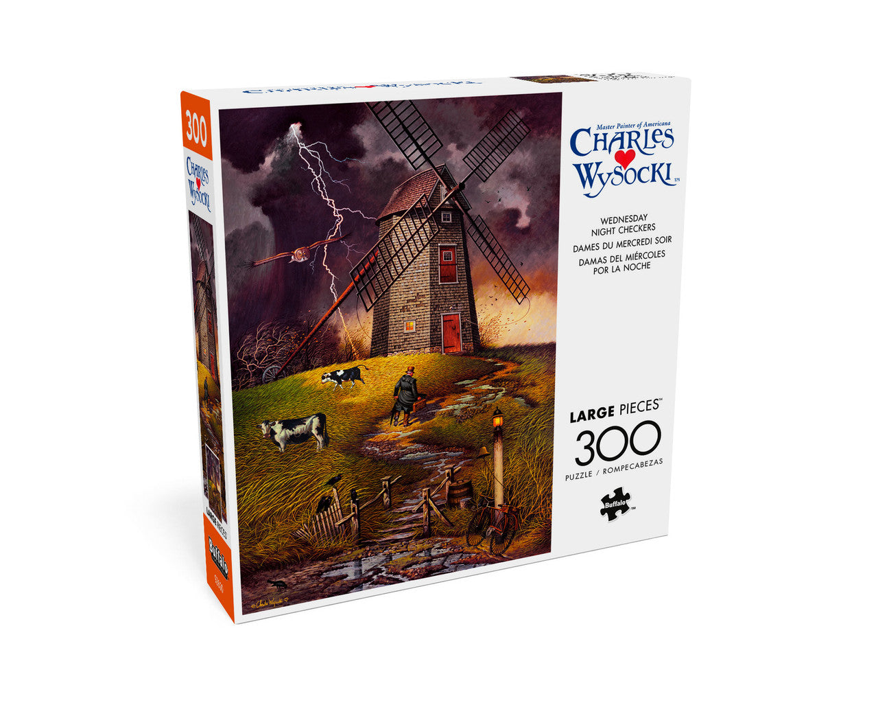 buffalo-games-wysocki-wednesday-night-checkers-puzzle-300-teile-abend image 4