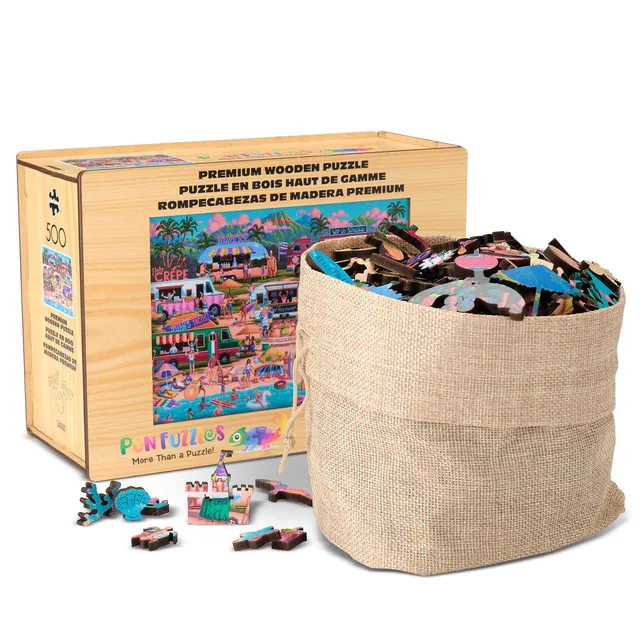 buffalo-games-hawaiian-food-truck-holzpuzzle-500-teile-whimsy image 1
