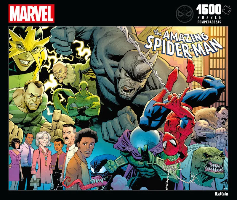 buffalo-games-marvel-back-to-basics-puzzle-1500-teile-spider-man image 1