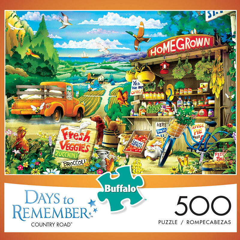 buffalo-games-days-to-remember-country-road-puzzle-500-teile image 1