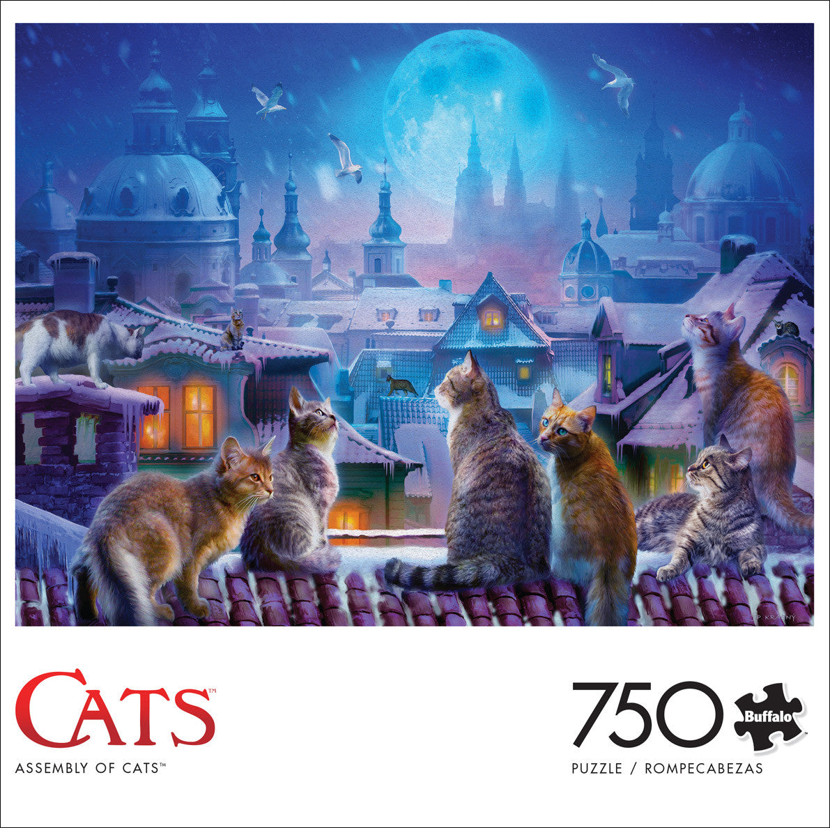 buffalo-games-cats-assembly-of-cats-puzzle-750-teile-katzen image 2