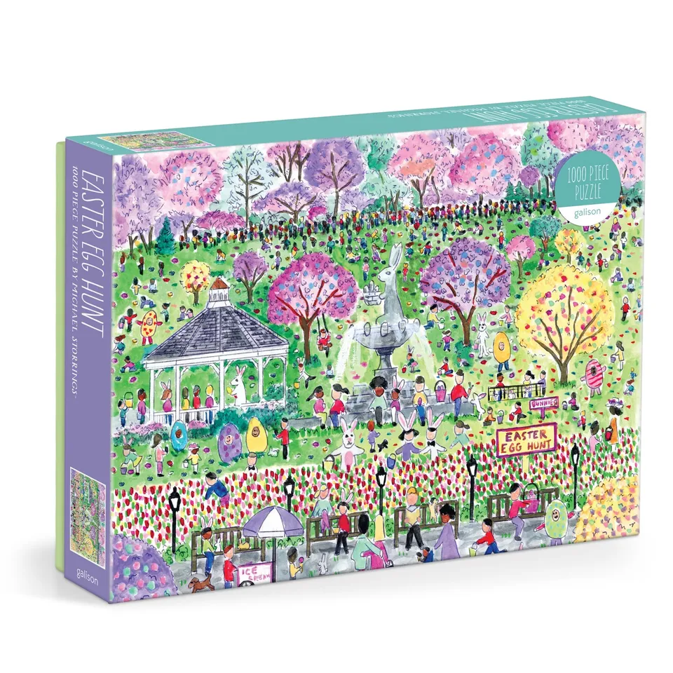 galison-michael-storrings-easter-egg-hunt-puzzle-1000-teile-ostern image 1