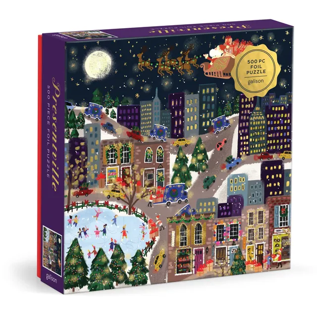 galison-presentville-500-teile-puzzle-folie-weihnachtsstadt image 1