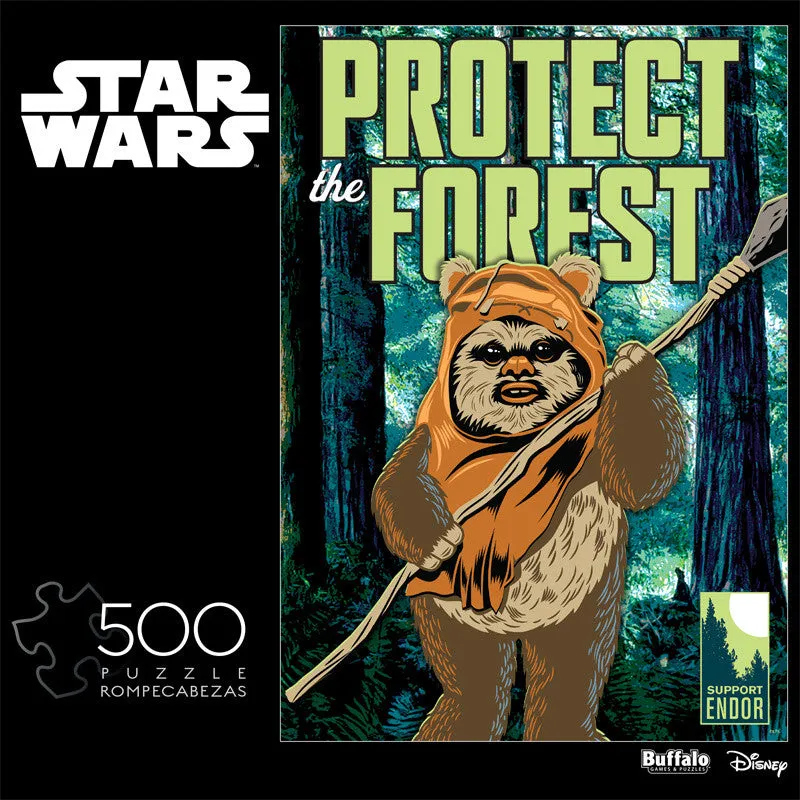 buffalo-games-star-wars-protect-the-forest-500-puzzle-ewok image 1