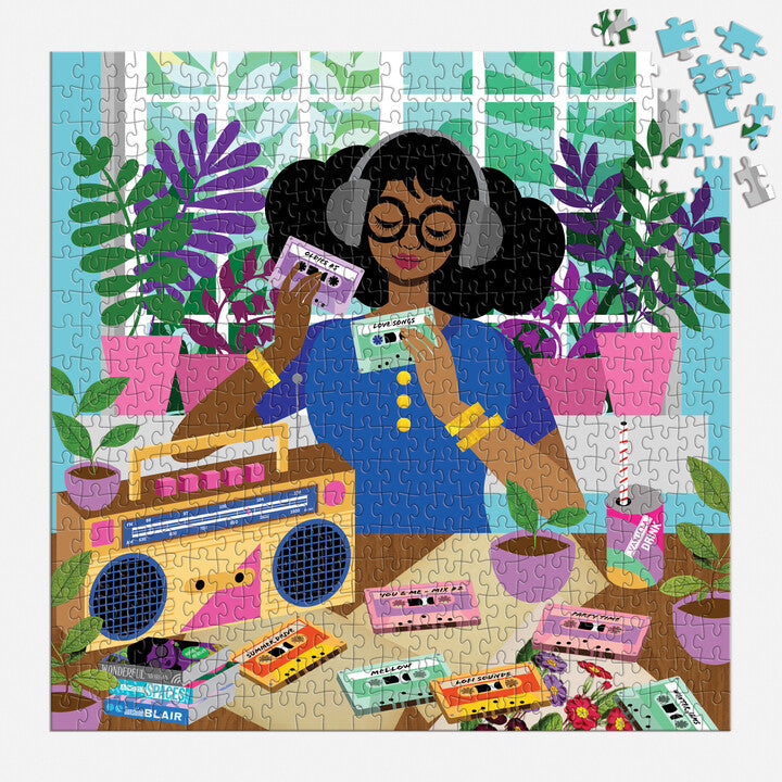galison-mixtape-afternoon-500-teile-puzzle-retro-musik image 4