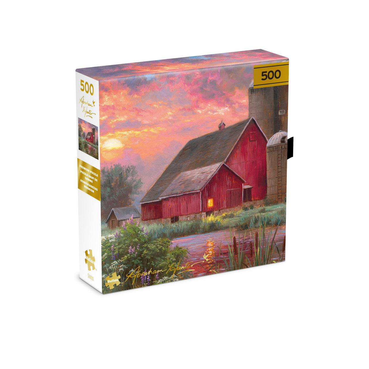 buffalo-games-gold-end-of-day-puzzle-500-teile-scheune-motiv image 2