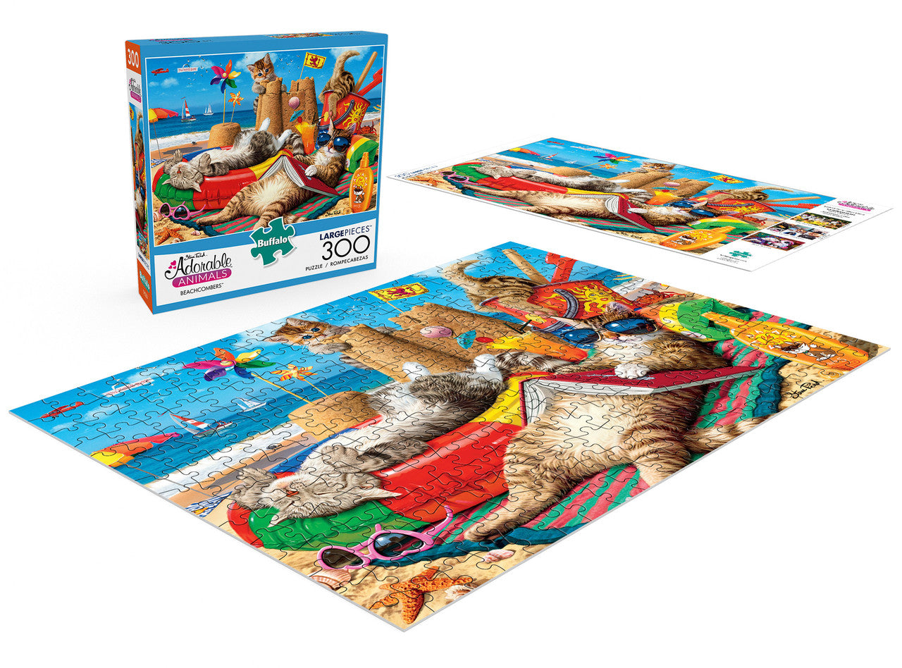 buffalo-games-adorable-animals-beachcombers-300-teile-xxl-katzen image 5