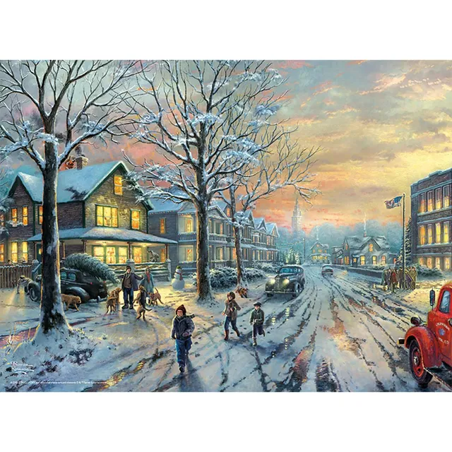 ceaco-thomas-kinkade-a-christmas-story-puzzle-100-teile image 1