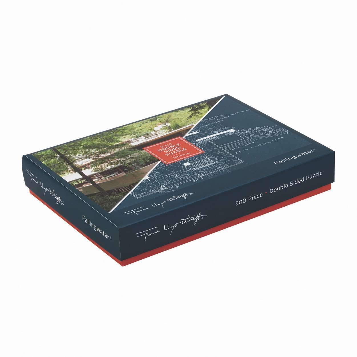 galison-frank-lloyd-wright-fallingwater-puzzle-500-teile-doppelseitig image 5