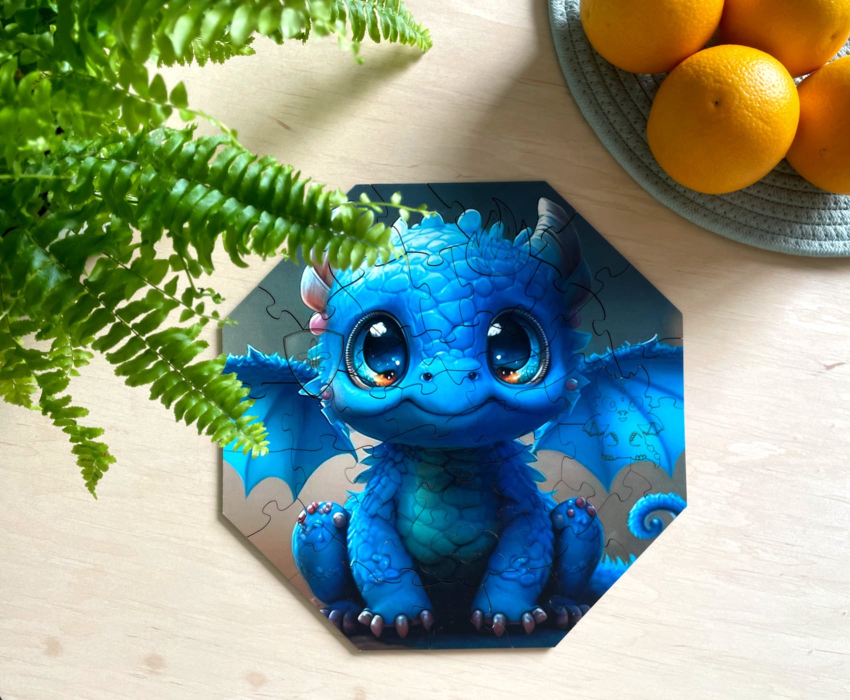 milliwood-hi-i-m-little-diego-dragon-holzpuzzle-46-teile-kinder image 3