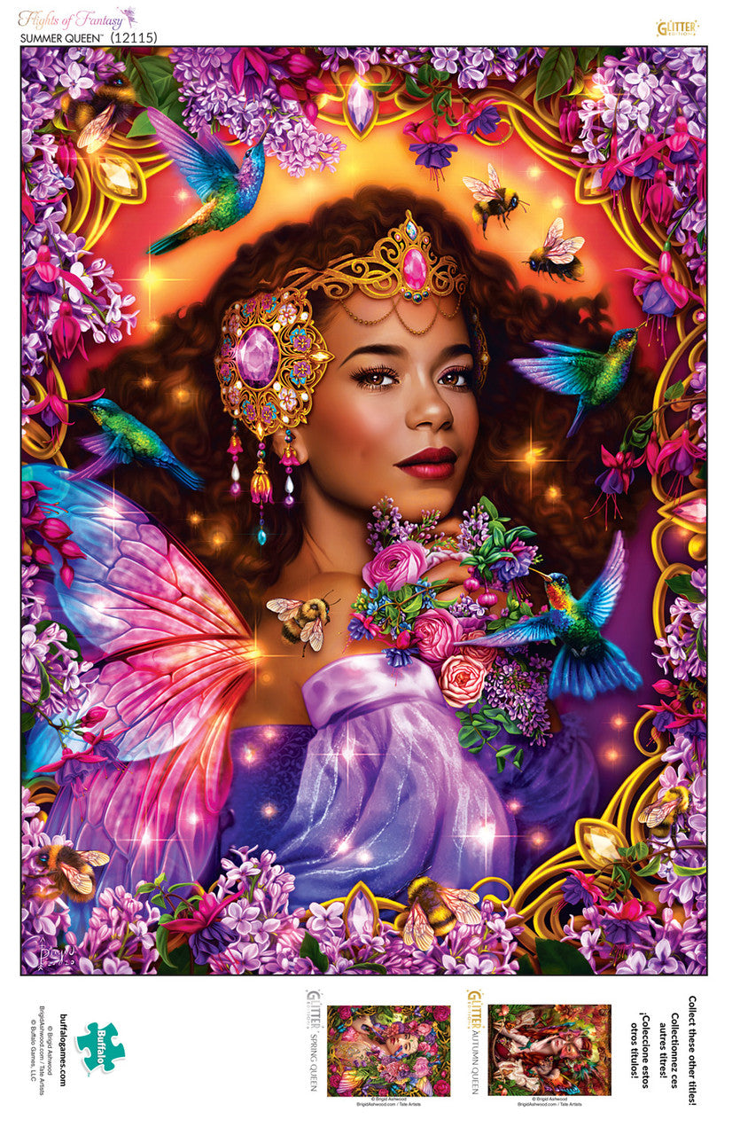 buffalo-games-summer-queen-puzzle-1000-teile-glitzer-fantasy image 3