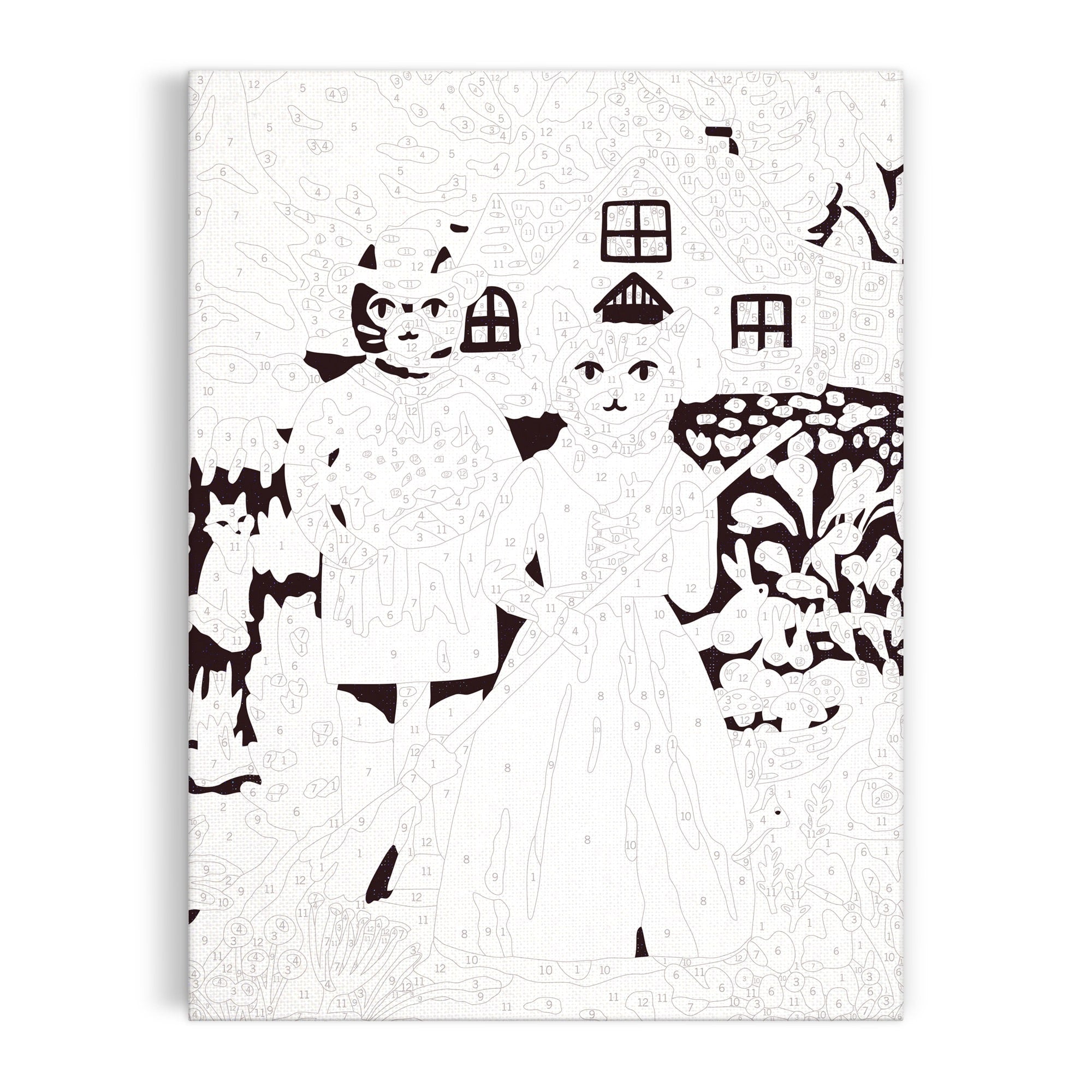 galison-cottage-cats-malen-nach-zahlen-set-23x30cm-katzen image 3
