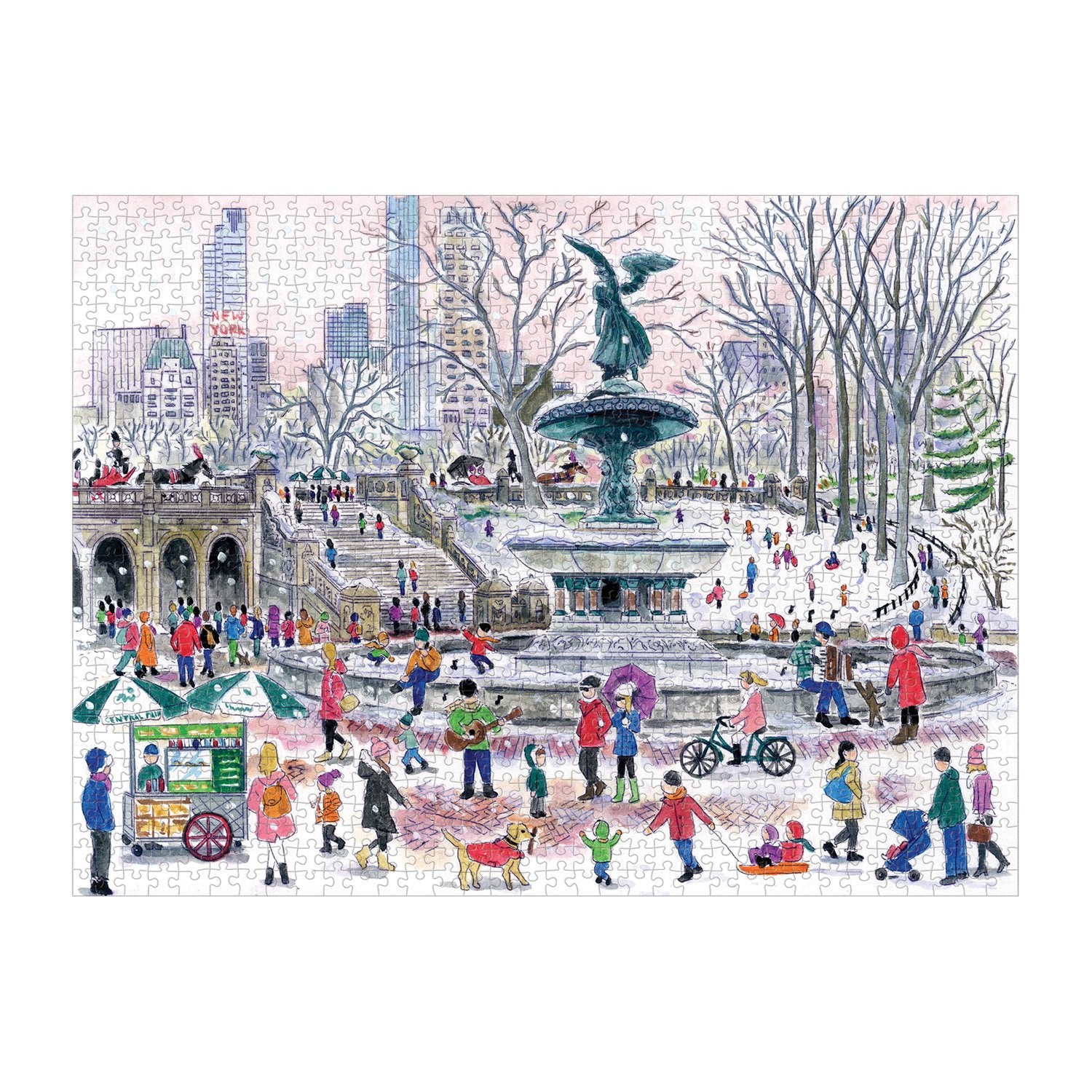 galison-storrings-bethesda-fountain-1000t-puzzle-winter image 3