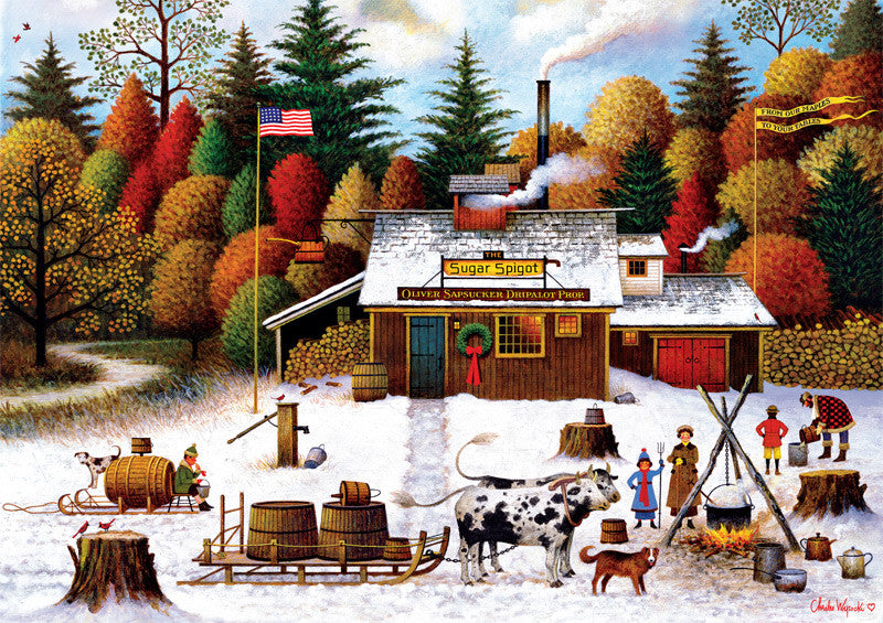 buffalo-games-vermont-maple-tree-tappers-300-teile-puzzle image 2