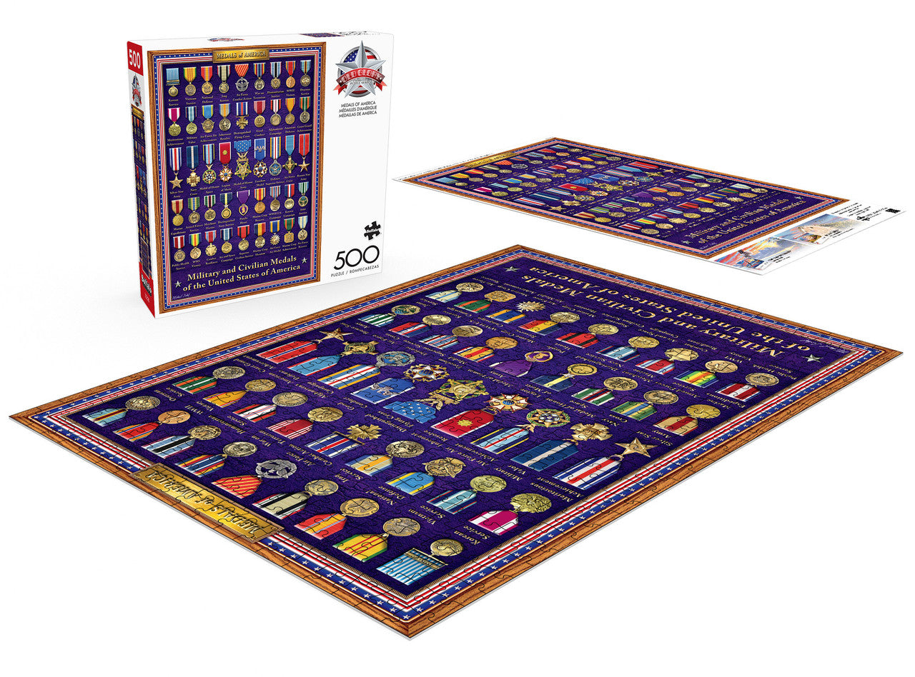 buffalo-games-old-glory-medals-of-america-puzzle-500-teile-orden image 3