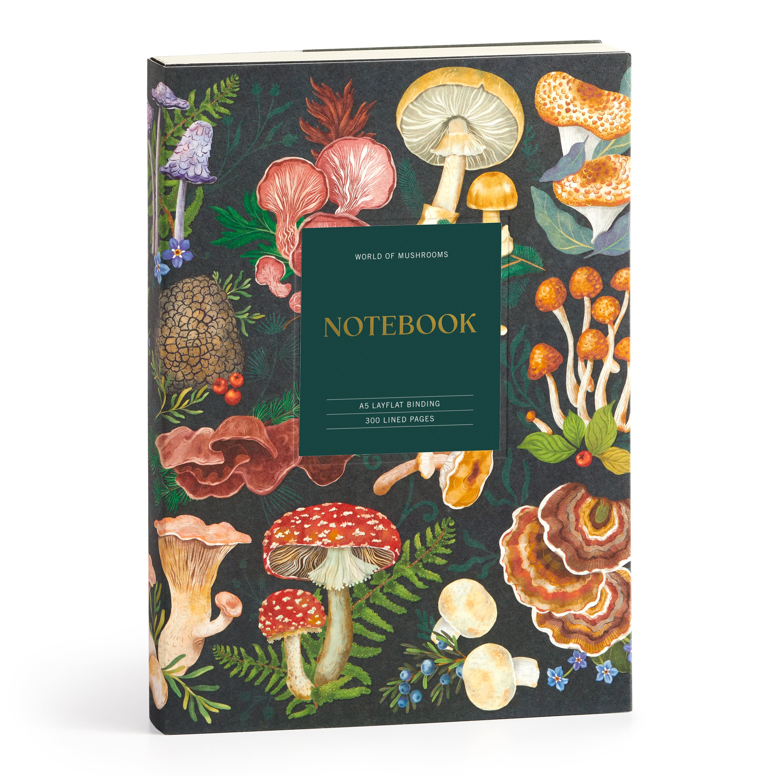 galison-world-of-mushrooms-notizbuch-a5-liniert-pilze image 1