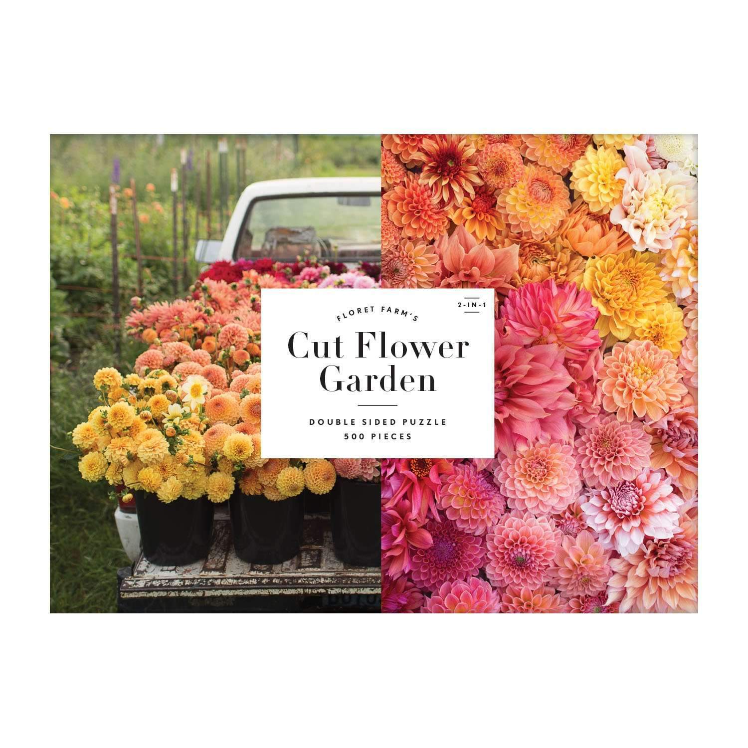 galison-floret-farm-cut-flower-puzzle-500-teile-doppelseitig image 2