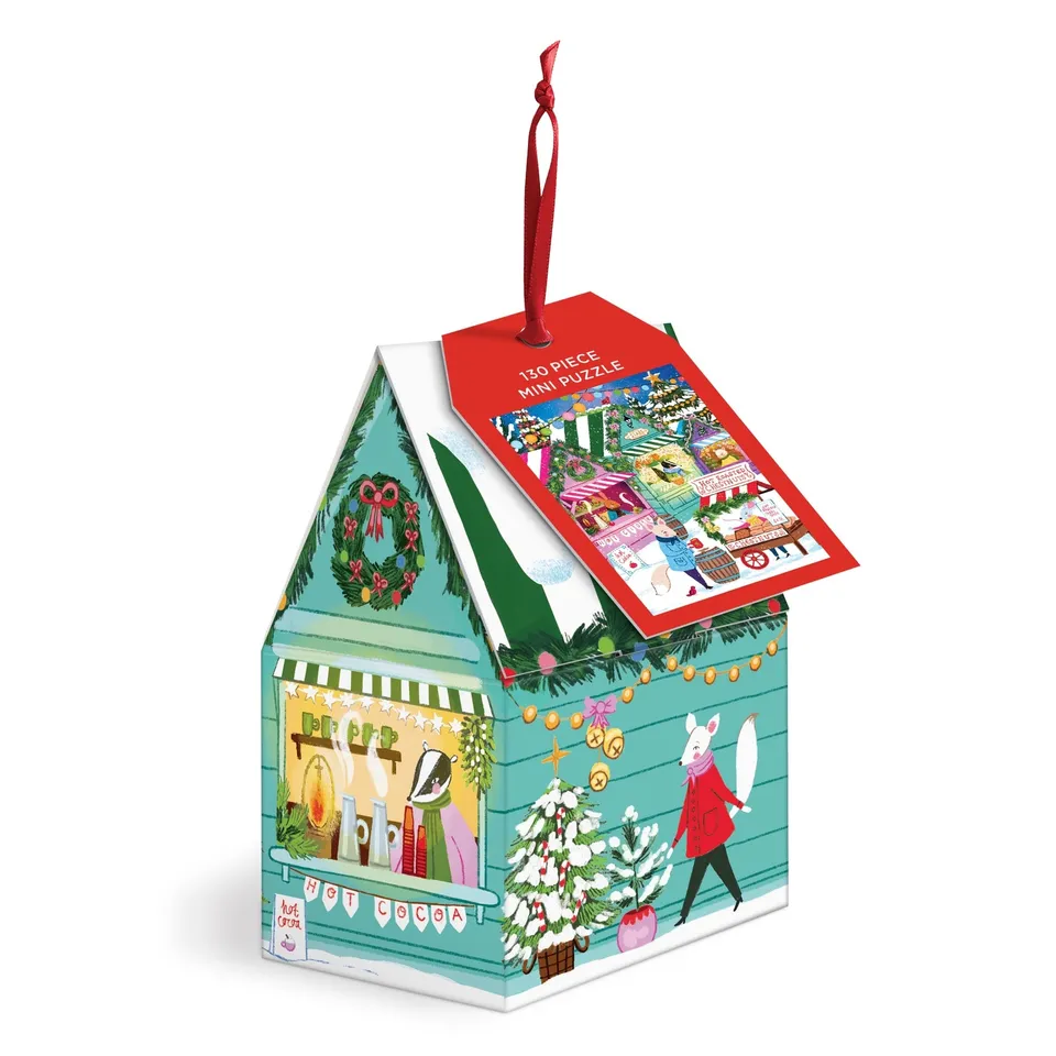 galison-holiday-market-puzzle-anh-nger-130-teile-weihnachten image 1