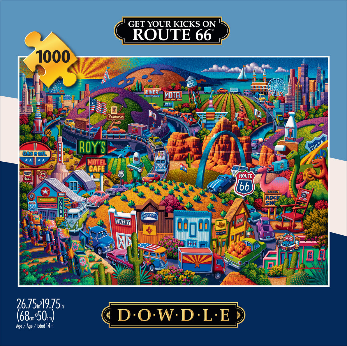 buffalo-games-eric-dowdle-route-66-1000-teile-puzzle-usa image 2