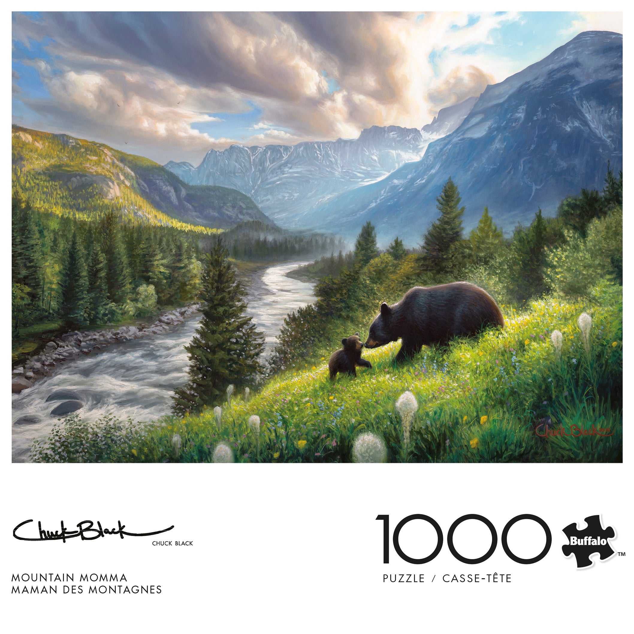 buffalo-games-charles-black-mountain-momma-puzzle-1000-teile image 2