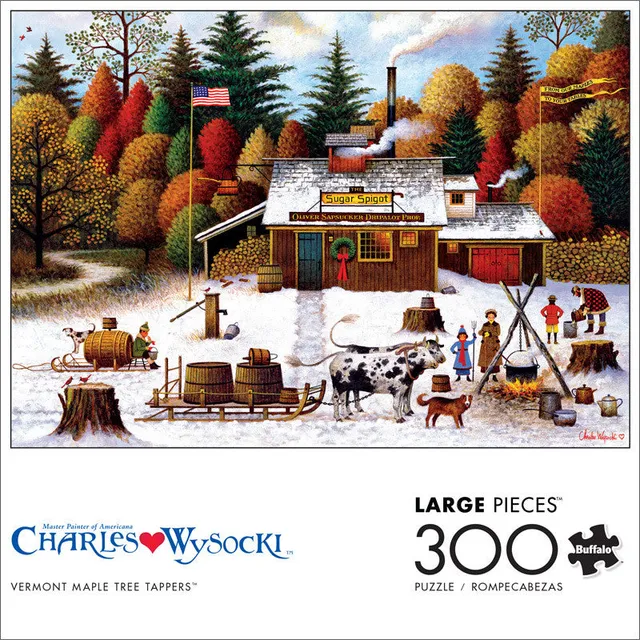 buffalo-games-vermont-maple-tree-tappers-300-teile-puzzle image 1