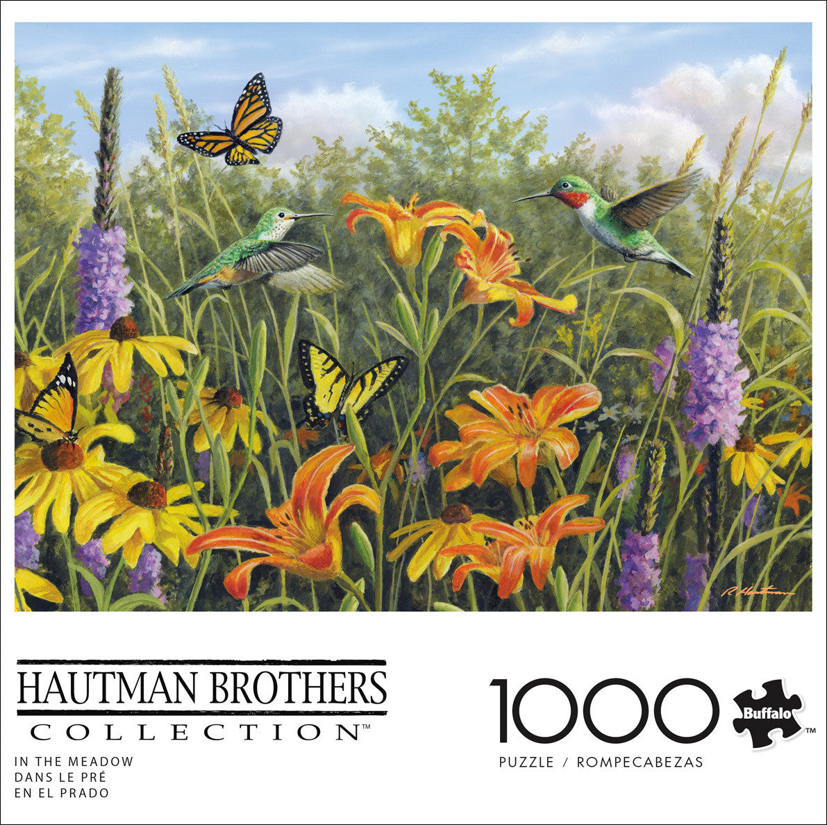 buffalo-games-hautman-in-the-meadow-puzzle-1000-teile-kolibri image 2