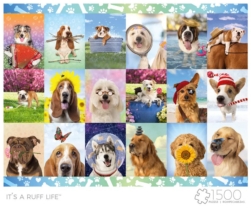 buffalo-games-its-a-ruff-life-1500-teile-puzzle-hunde image 1