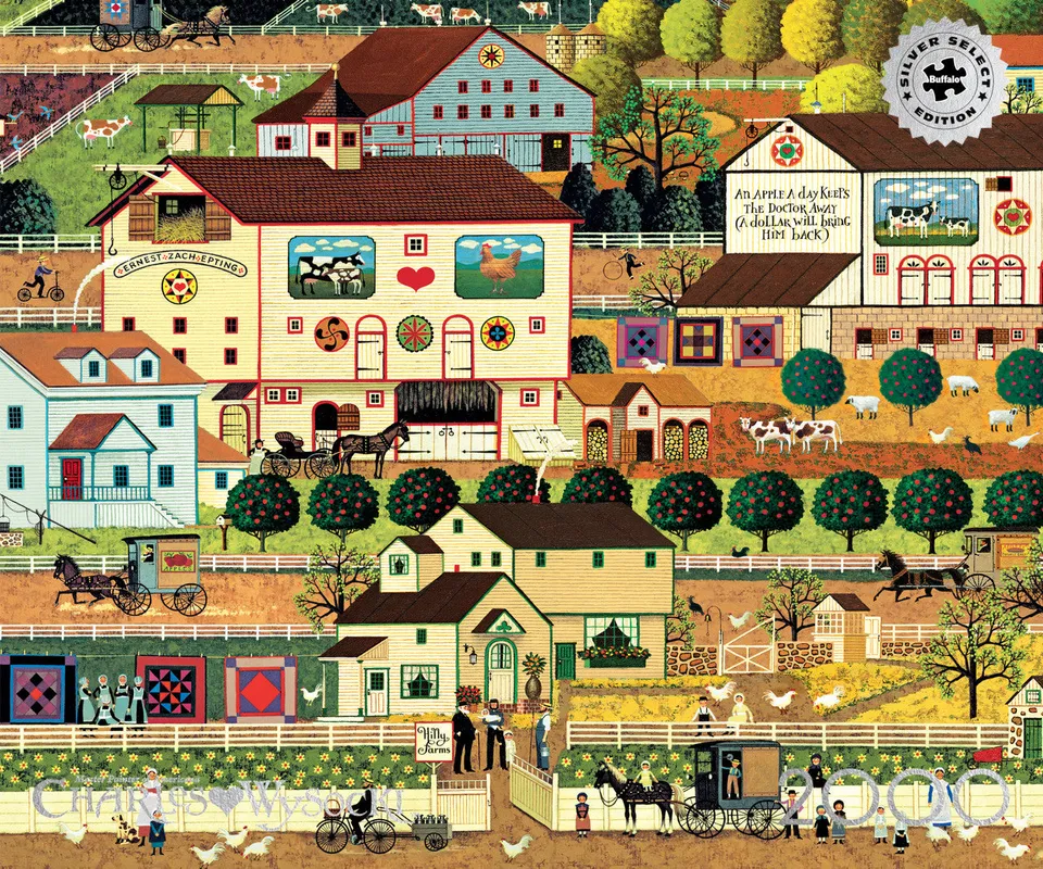 buffalo-games-amish-country-2000-teile-puzzle-hof image 1