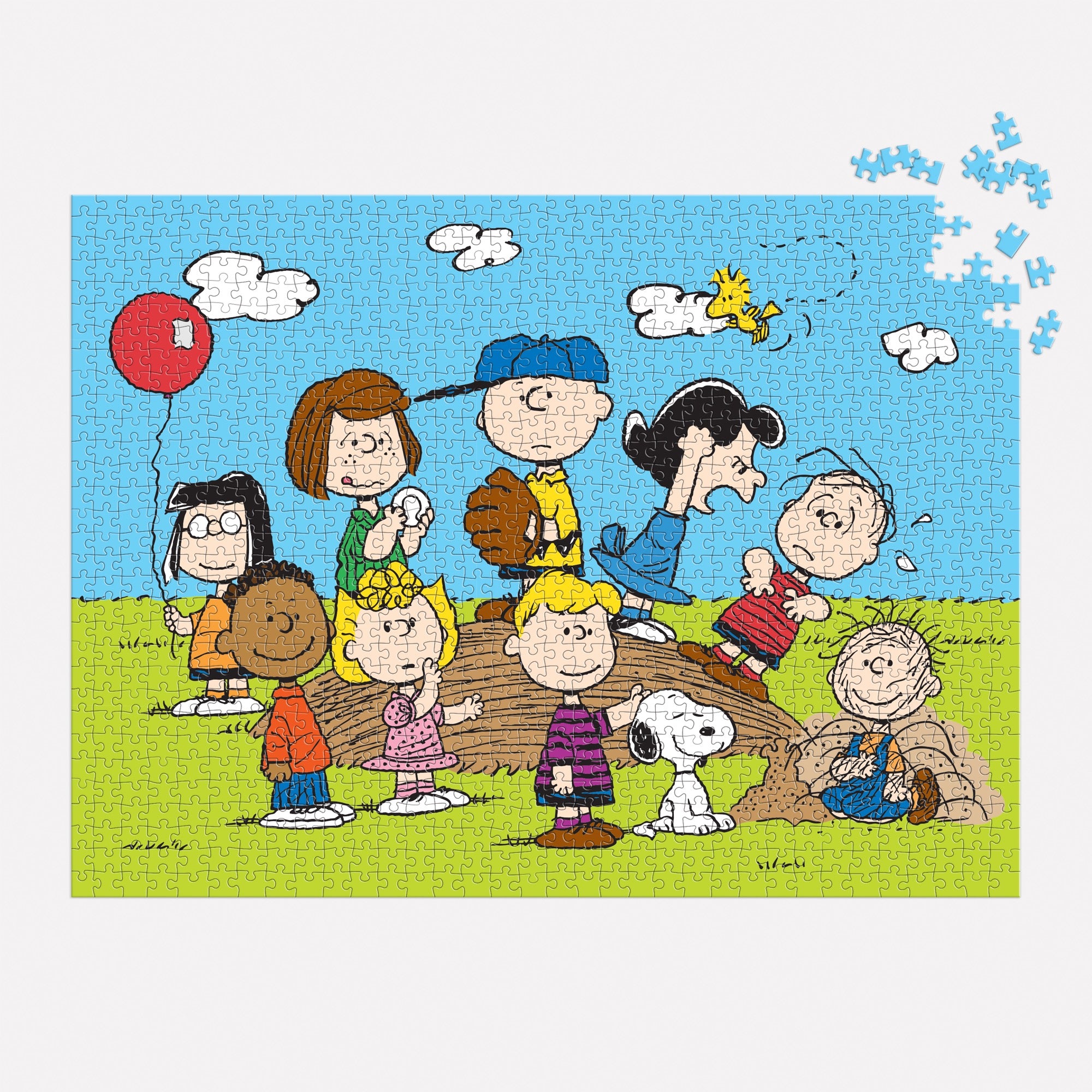 galison-peanuts-baseball-1000-teile-puzzle-snoopy image 4