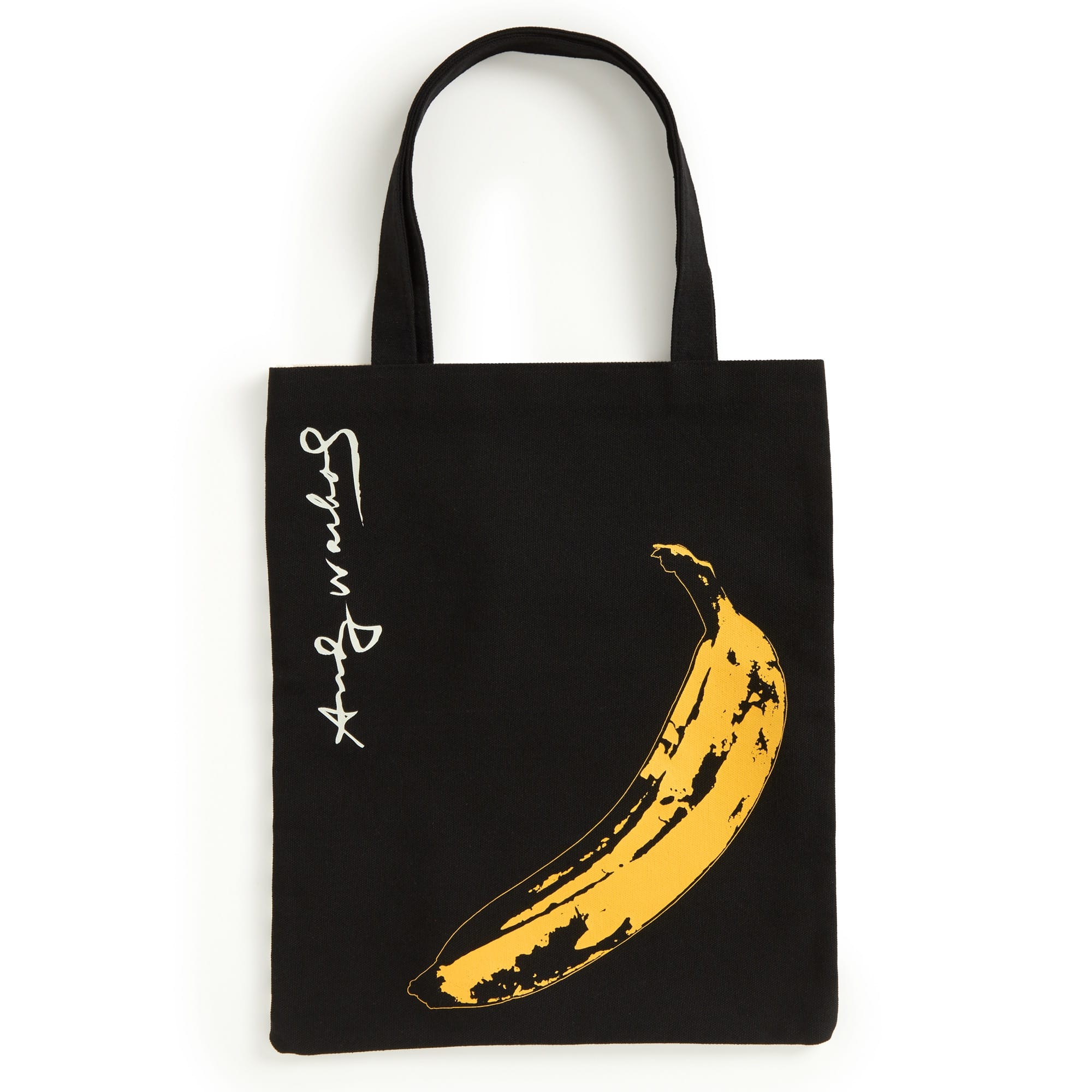 galison-warhol-banana-canvas-tote-bag-schwarz-16oz image 1