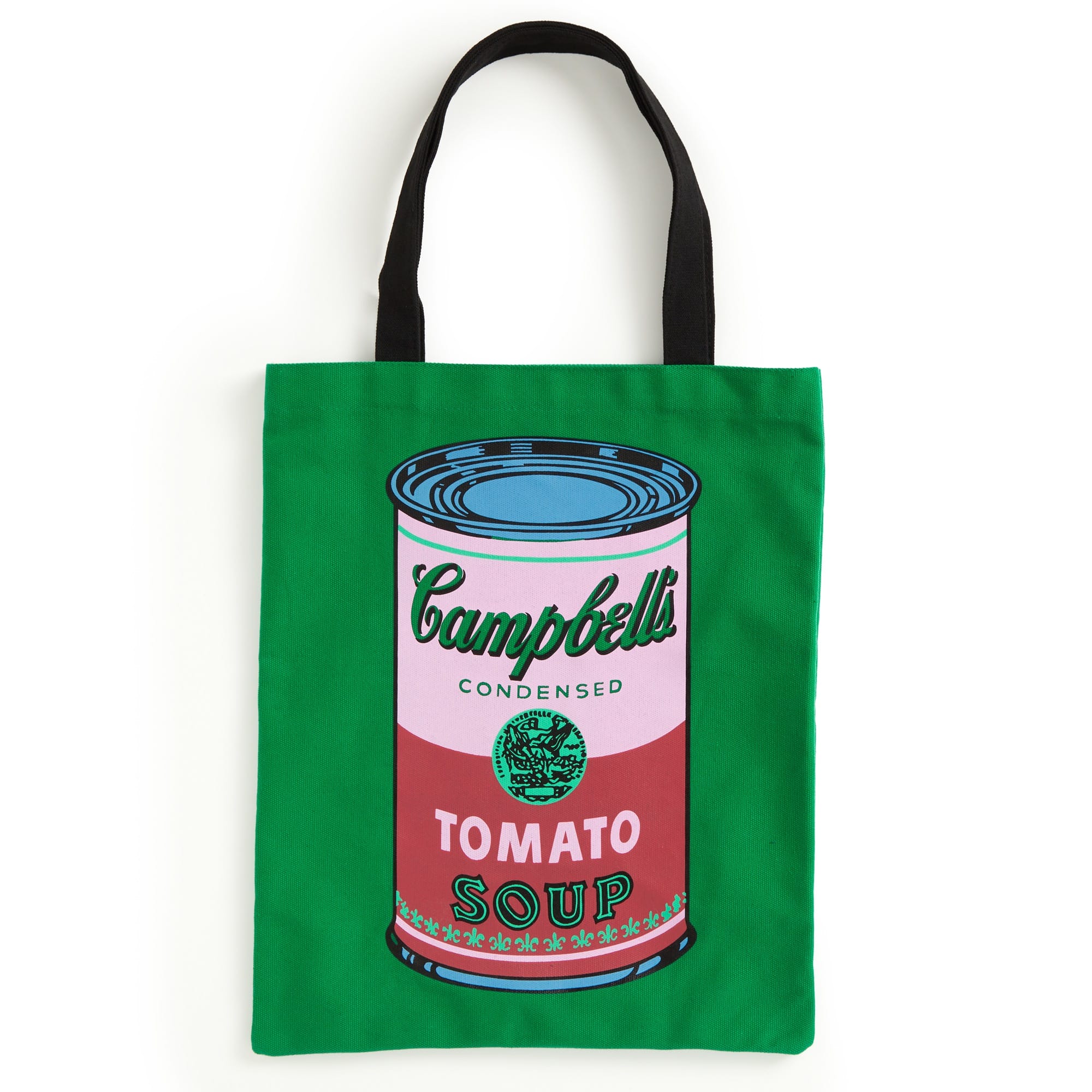 galison-warhol-soup-can-canvas-tote-bag-gr-n image 1