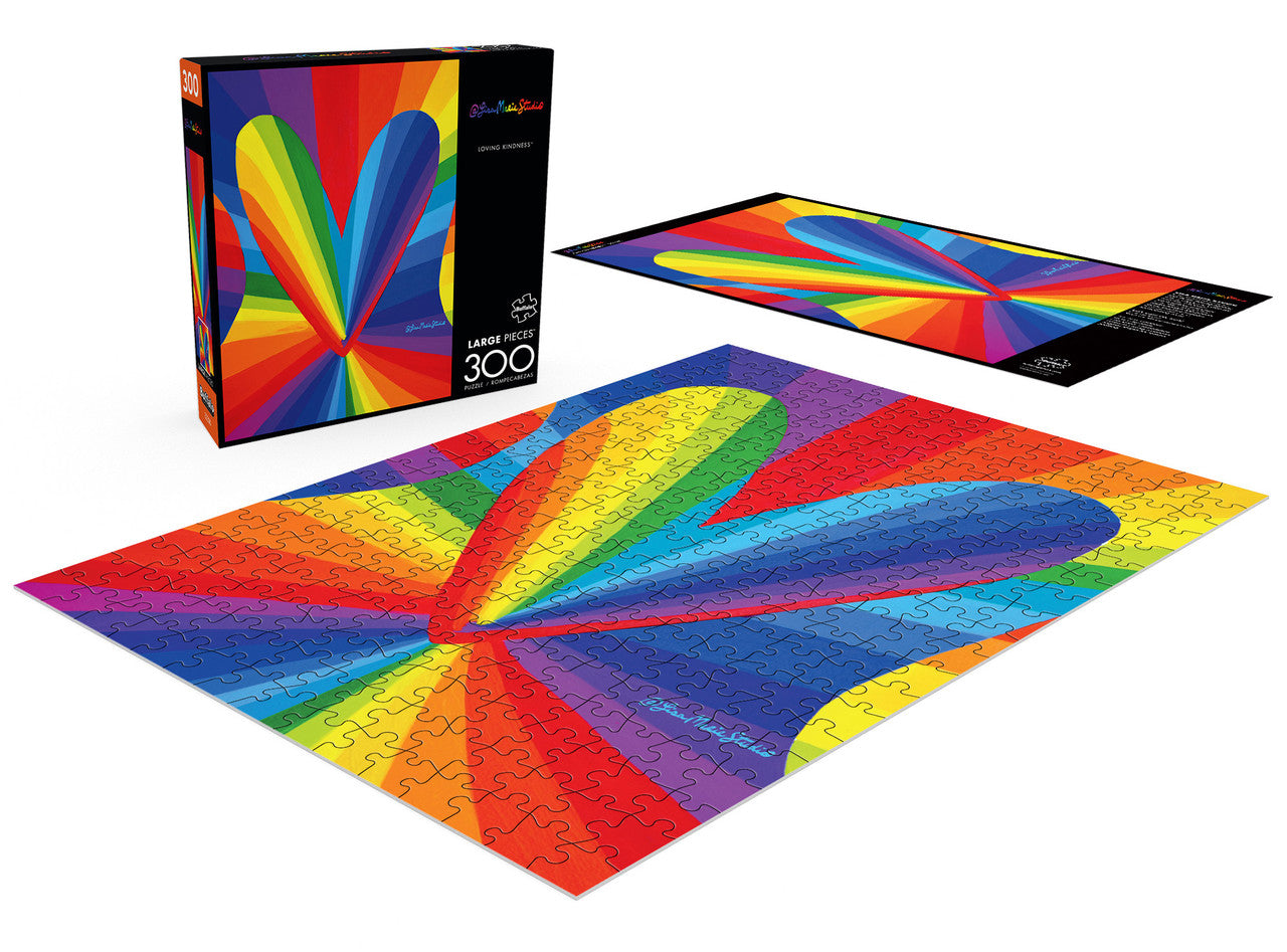 buffalo-games-rainbow-loving-kindness-puzzle-300-teile-herz image 3