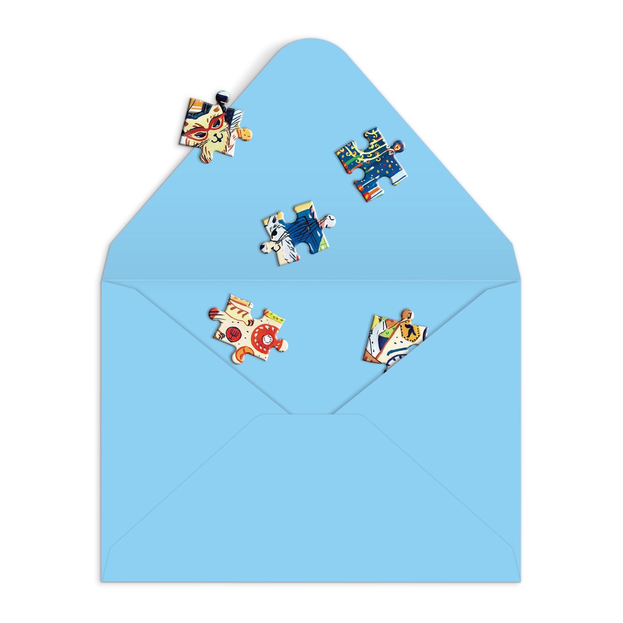 galison-happy-hanukcats-gru-karten-puzzle-60-teile image 5
