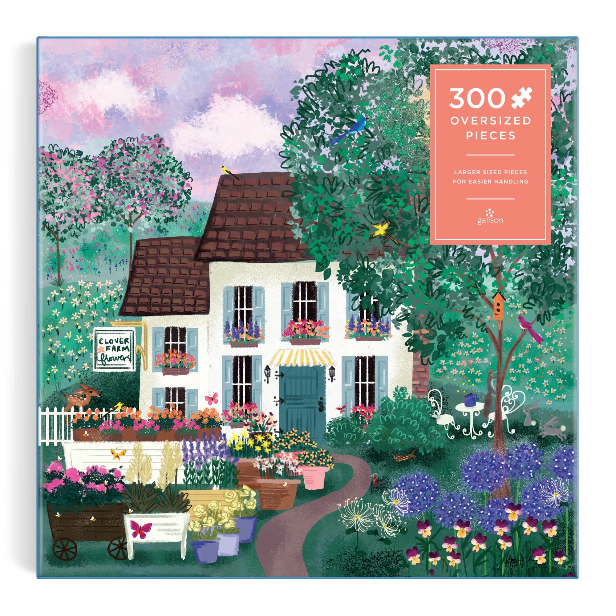 galison-garden-path-300-teile-puzzle-garten-joy-laforme image 2