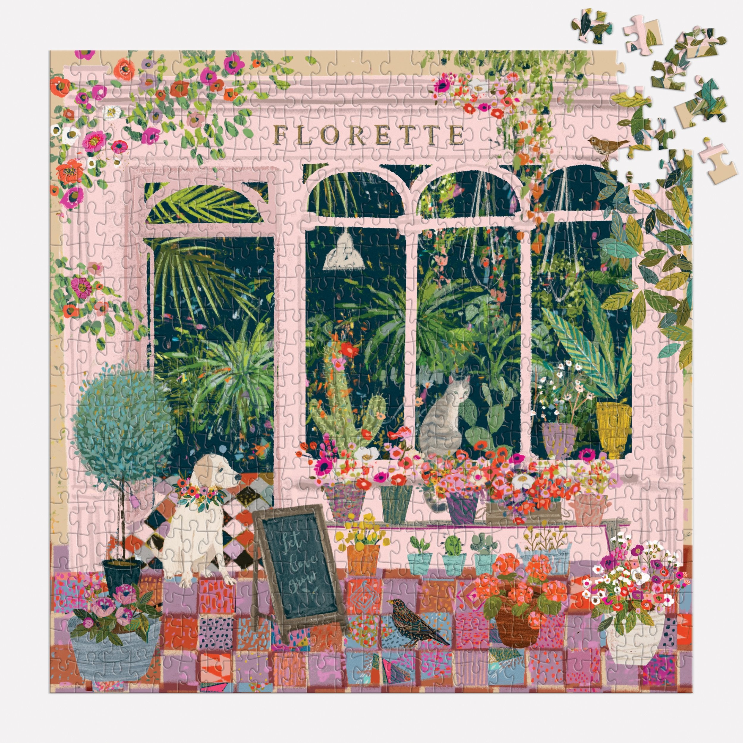 galison-florette-500-teile-puzzle-pflanzenladen image 4