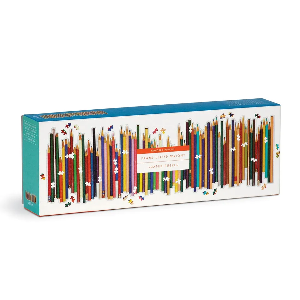 galison-wright-colored-pencils-puzzle-1000-teile-panorama image 1