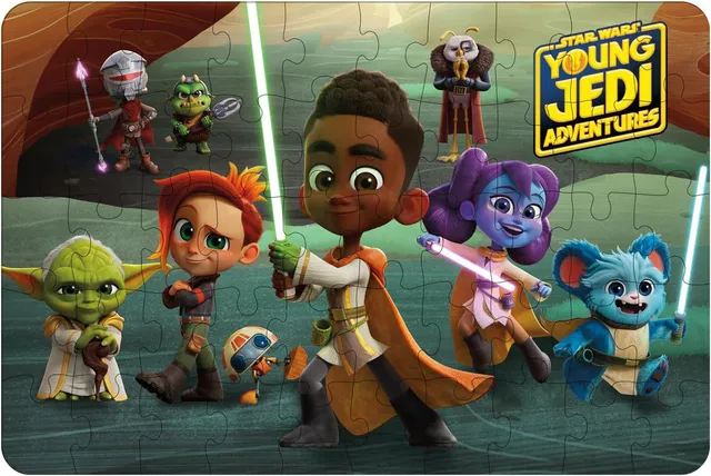 buffalo-games-star-wars-young-jedi-bodenpuzzle-50-teile-jumbo image 1