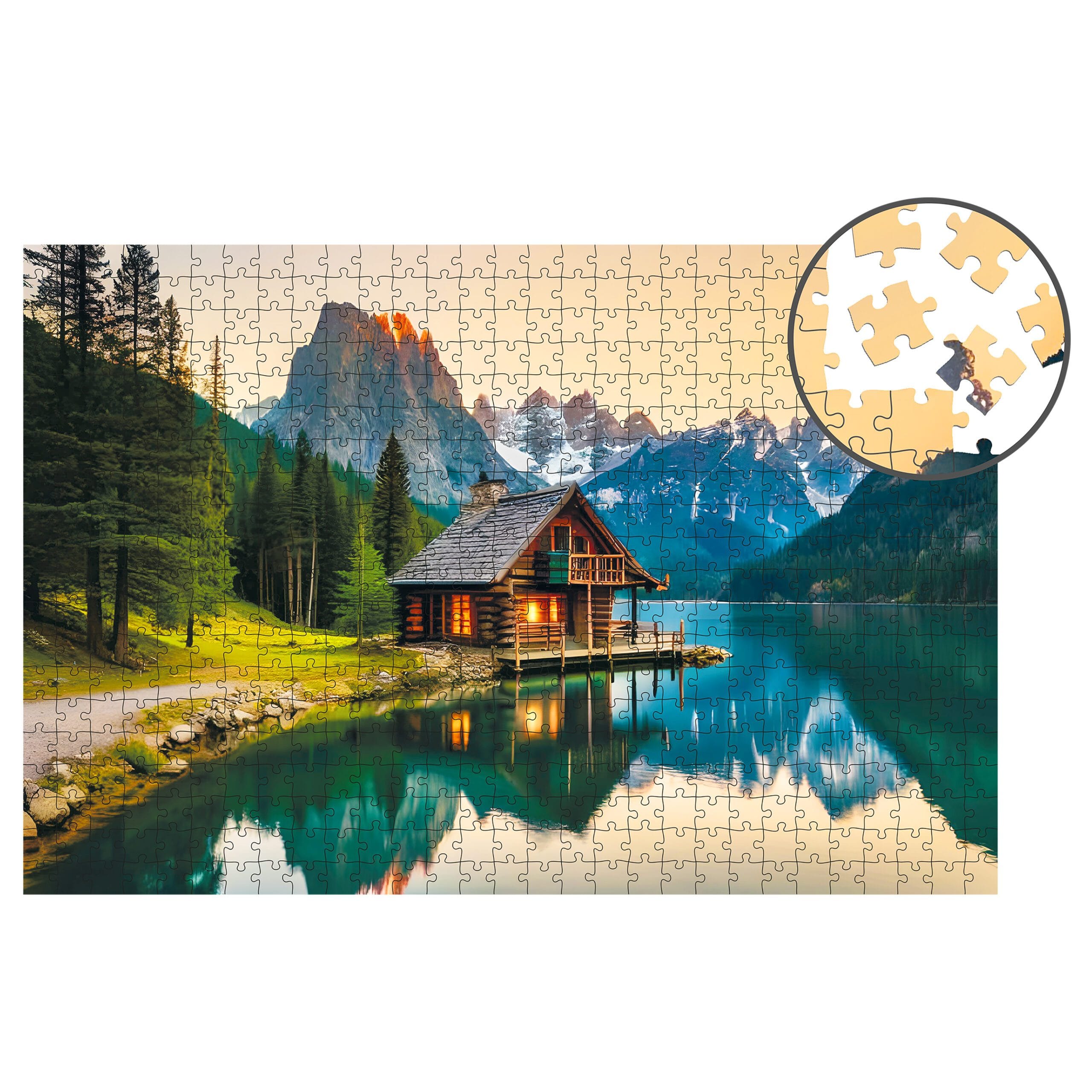 milliwood-landscapes-mountain-cottage-holzpuzzle-580-teile image 8
