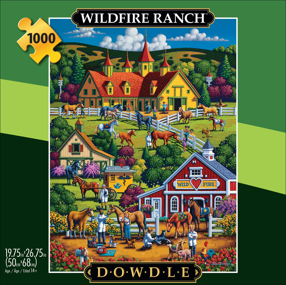 buffalo-games-wildfire-ranch-1000-teile-puzzle-pferde image 2