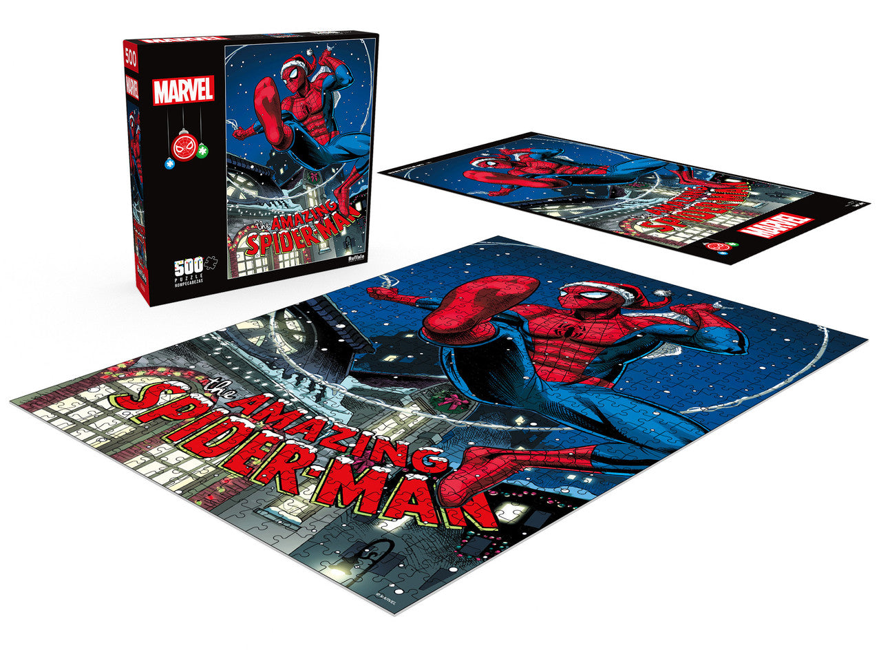 buffalo-games-spider-man-holidays-puzzle-500-teile-weihnachten image 4