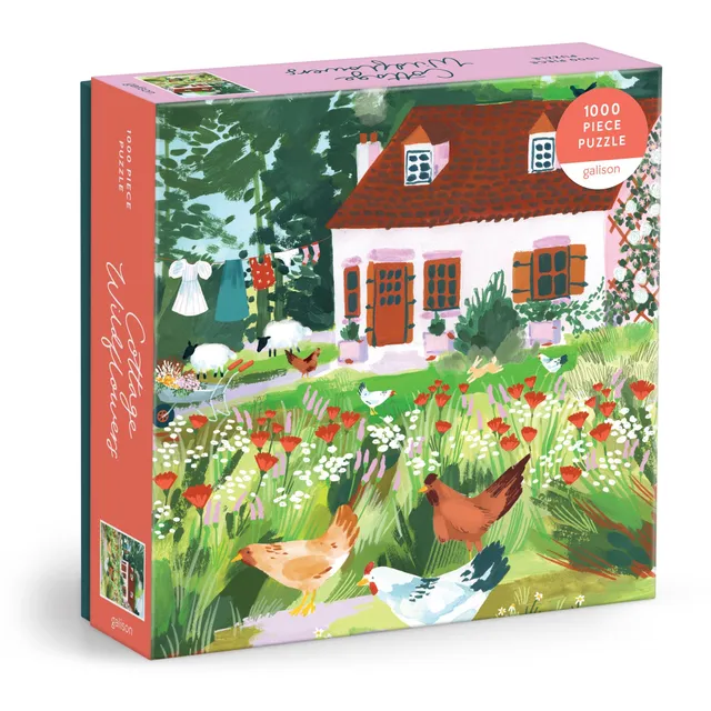 galison-cottage-wildflowers-puzzle-1000-wildblumen image 1