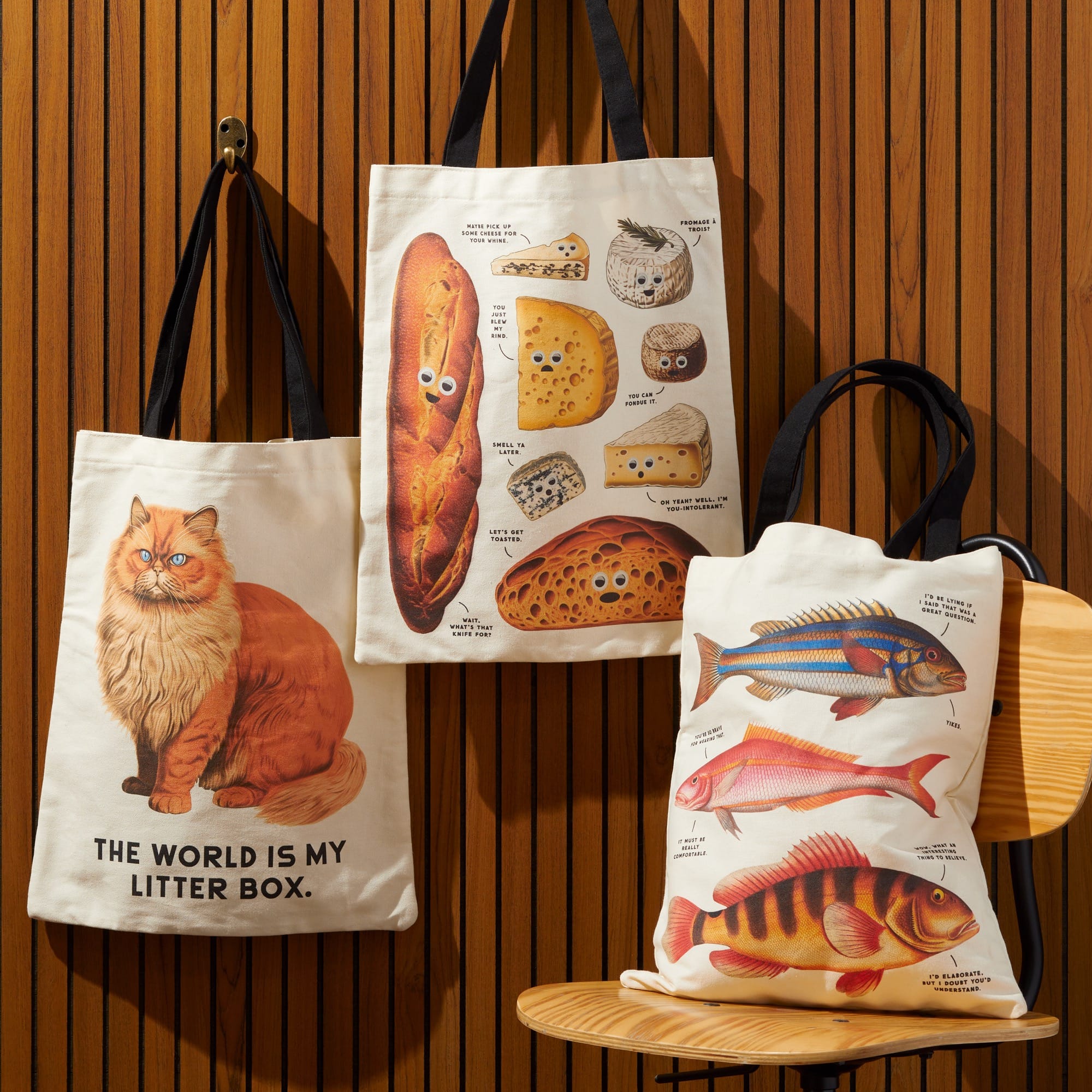 galison-moody-cats-tragetasche-baumwolle-katzen image 6