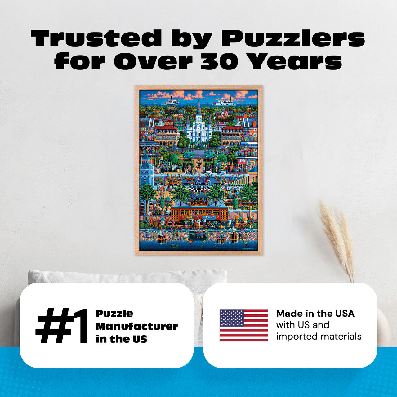 buffalo-games-dowdle-new-orleans-1000-teile-puzzle-stadt image 7