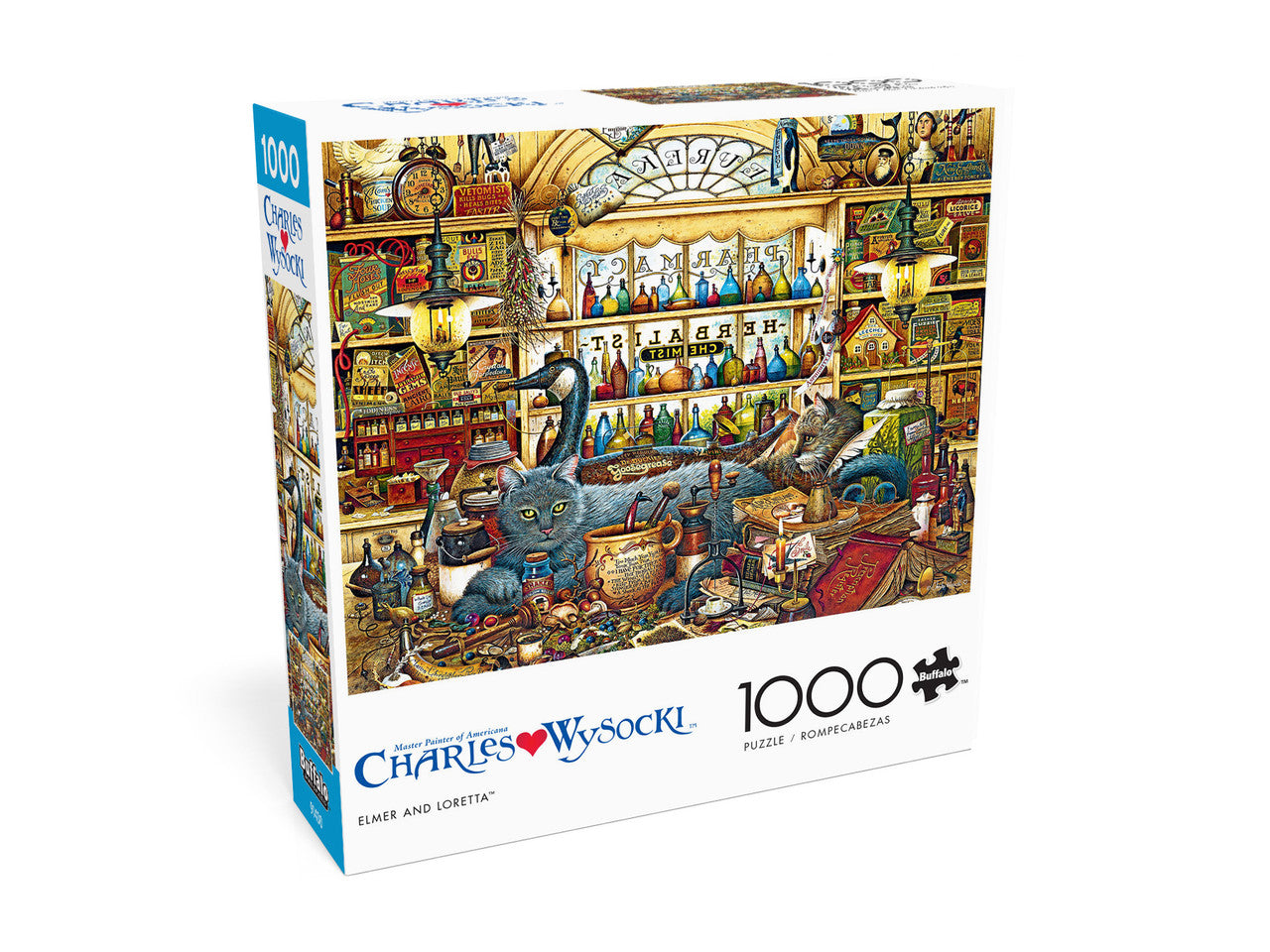 buffalo-games-wysocki-elmer-loretta-puzzle-1000-teile-katzen image 3