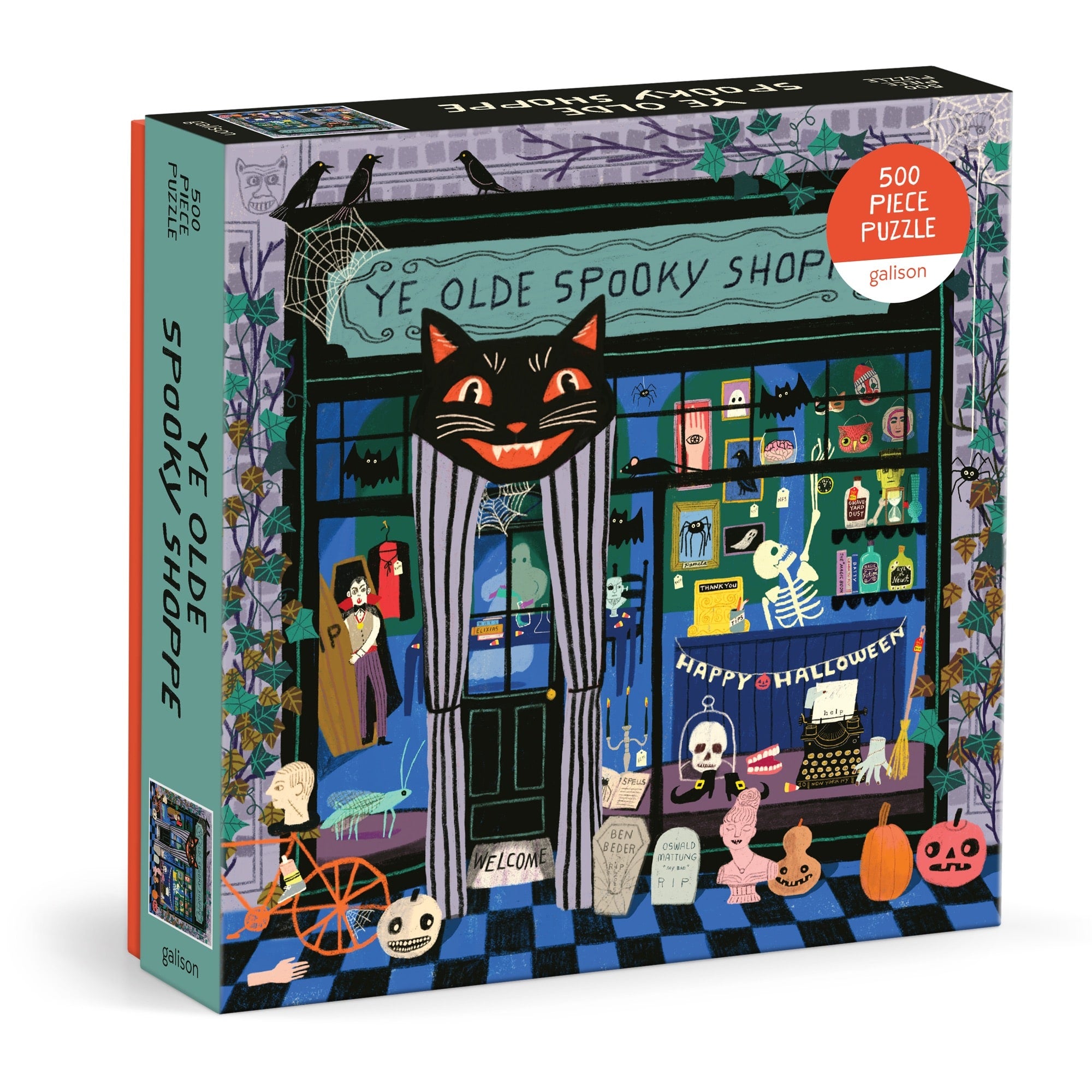 galison-ye-olde-spooky-shoppe-puzzle-500-teile image 1