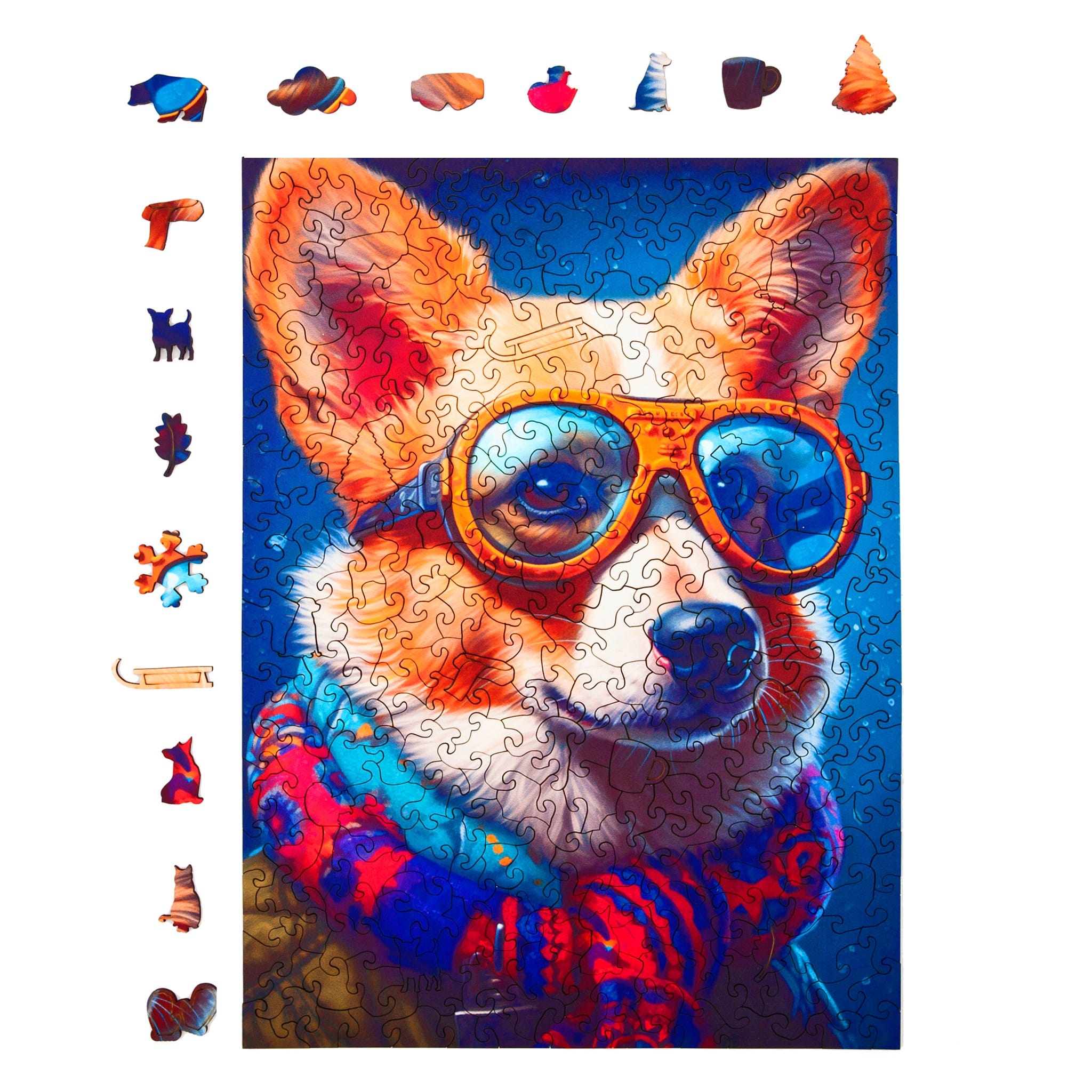 milliwood-cold-is-cool-colin-holzpuzzle-316-teile-corgi image 1